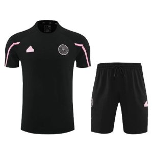 inter miami drakt trenings sett svart rosa 2024-2025