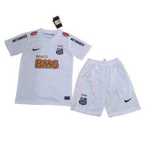 santos fc barn retro banco bmg drakt hjemme 2011