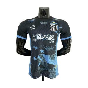 santos fc drakt spesialutgave spillerversjon svart bla 2025-2026