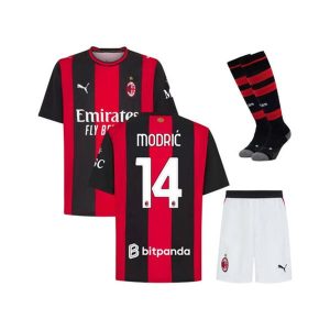 ac milan barn sett modric 14 drakt hjemme 2026-2027