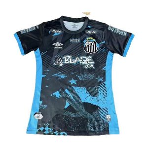 santos fc drakt spesialutgave svart bla 2025-2026