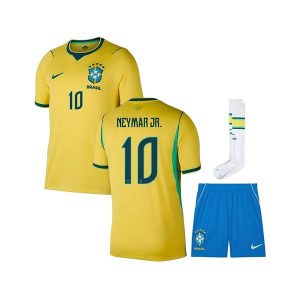 brasil barn sett neymar 10 drakt hjemme 2026-2027