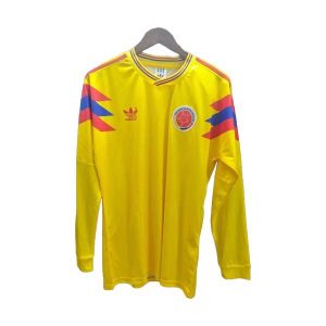 colombia retro langermet drakt hjemme 1990