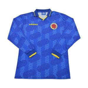 colombia retro langermet drakt borte 1994