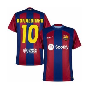 barcelona ronaldinho 10 hjemme drakt 2023-2024