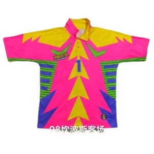 mexico retro keeper drakt Jorge Campos rosa gul 1995