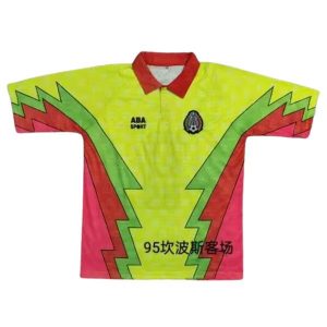 mexico retro keeper drakt gronn rod 1995
