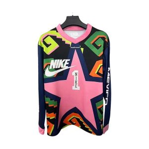 mexico retro keeper drakt langermet rosa gronn jorge campos 1994