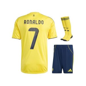 al nassr barn sett ronaldo 7 drakt hjemme 2025-2026