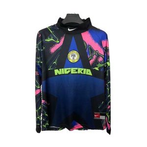 nigeria drakt svart bla keeper langermet 2025-2026