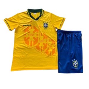 brasil barn retro drakt hjemme 1994-1996