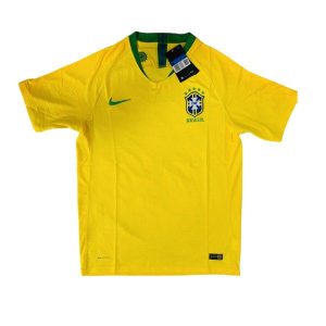brasil retro spillerversjon drakt hjemme 2018-2019