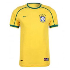 brasil retro drakt hjemme 1998