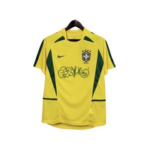 brasil retro drakt hjemme 2002