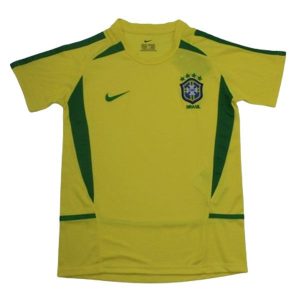 brasil retro drakt hjemme 2002-2004