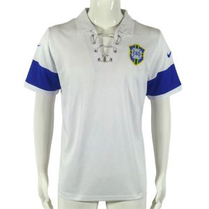 brasil retro spesialutgave drakt hvit bla 2004