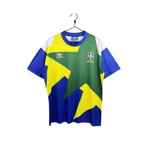 brasil retro trenings drakt gronn bla 1994