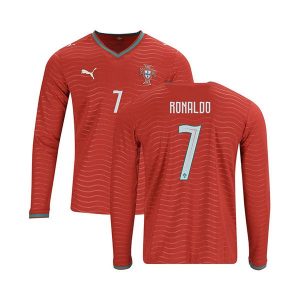 portugal langermet ronaldo 7 drakt hjemme 2026-2027