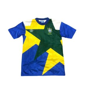 brasil retro trenings drakt bla gul gronn 1993-1994