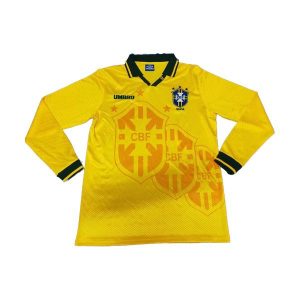 brasil retro langermet drakt hjemme 1994