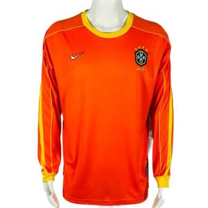 brasil retro langermet drakt keeper rod 1998