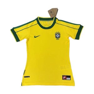 brasil dame retro drakt hjemme 1998