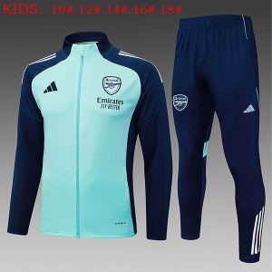 arsenal jakke barn lys bla mork bla 2025-2026