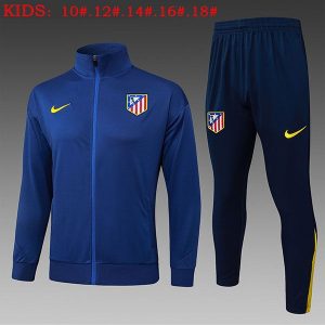 atletico madrid jakke barn mork bla gul 2025-2026