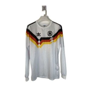 tyskland retro langermet drakt hjemme 1990