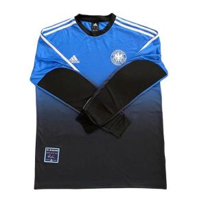 tyskland retro langermet drakt keeper bla svart 2002-2003