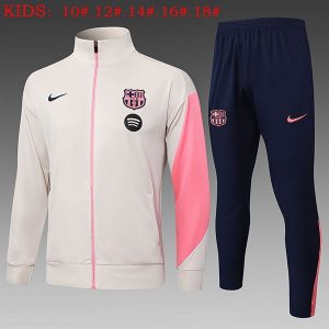 barcelona jakke barn Ivory rosa 2025-2026