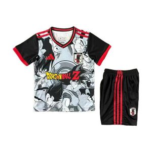 japan barn spesialutgave drakt sett hvit rod svart dragon ball 2025-2026