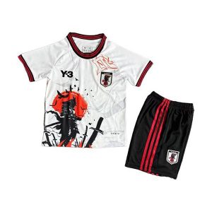 japan barn spesialutgave drakt sett hvit rod svart y3 luffy 2025-2026
