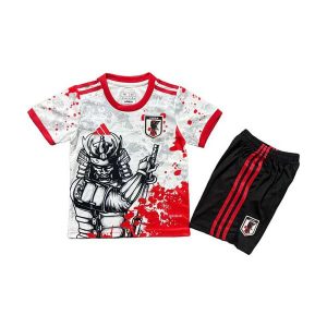 japan barn spesialutgave drakt sett hvit rod svart samurai 2025-2026