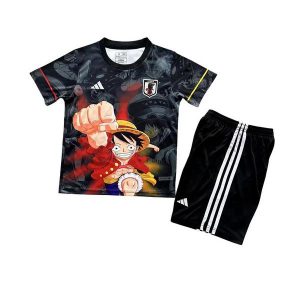 japan barn spesialutgave drakt sett svart gra rod one piece 2025-2026