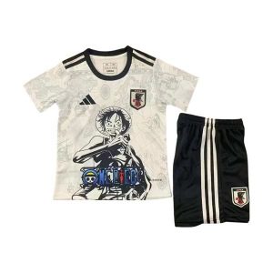 japan barn spesialutgave drakt sett svart hvit luffy 2025-2026
