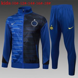 inter milan jakke barn mork bla svart 2024-2025