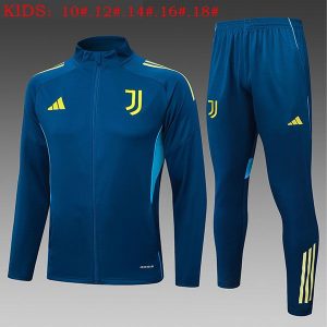 juventus jakke barn mork bla neon gronn 2025-2026