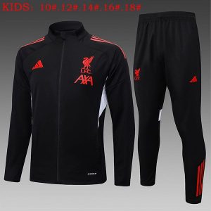 liverpool jakke barn svart rod 2025-2026