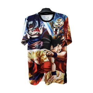 japan drakt spesialutgave rod bla dragon ball 2025-2026