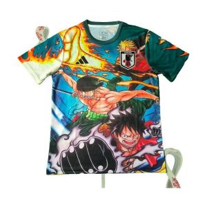 japan drakt spesialutgave gronn bla rod one piece 2025-2026