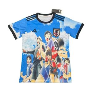 japan drakt spesialutgave bla hvit captain tsubasa (2) 2025-2026
