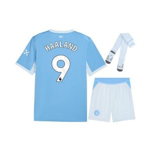 manchester city barn sett haaland 9 drakt hjemme 2026-2027