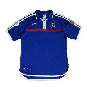 frankrike retro drakt hjemme 2000-2002