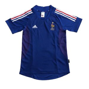 frankrike retro drakt hjemme 2002-2004
