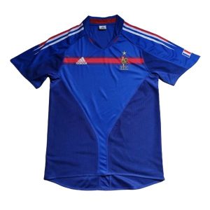 frankrike retro drakt hjemme 2004-2006