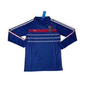 frankrike retro langermet drakt hjemme 1984-1986