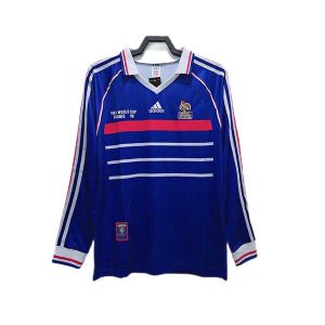 frankrike retro langermet drakt hjemme 1998