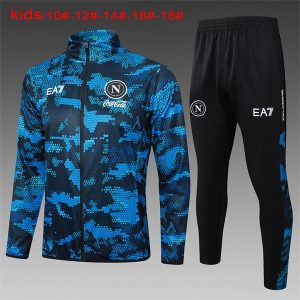 napoli jakke barn kamuflasje bla EA7 2024-2025