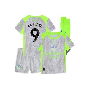 manchester city barn sett haaland 9 drakt tredje 2025-2026